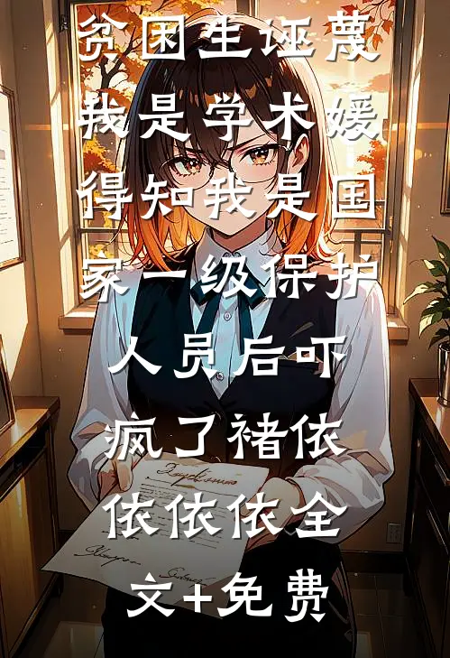 贫困生诬蔑我是学术媛，得知我是国家一级保护人员后吓疯了褚依依依依全文+免费