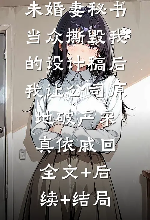 未婚妻秘书当众撕毁我的设计稿后，我让公司原地破产宋真依戚回:全文+后续+结局