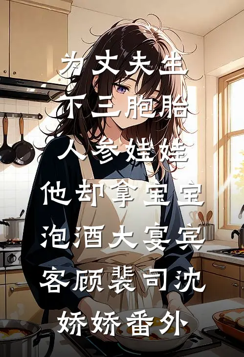 为丈夫生下三胞胎人参娃娃，他却拿宝宝泡酒大宴宾客顾裴司沈娇娇番外