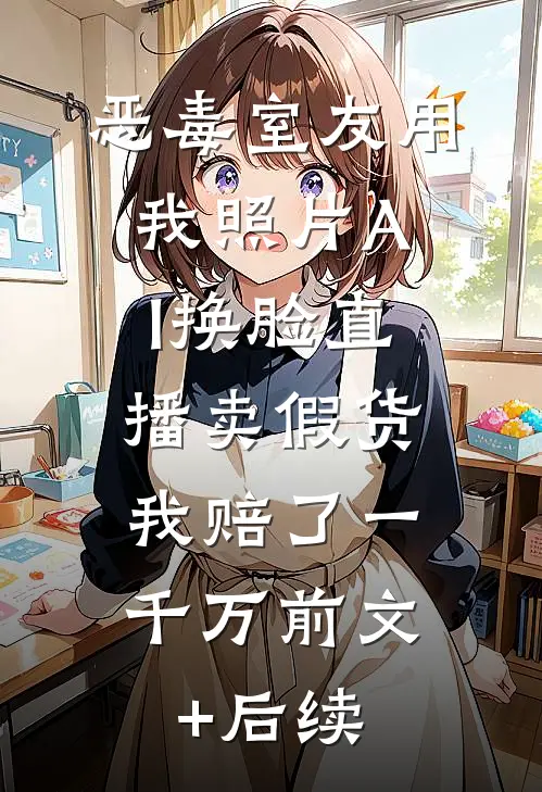 恶毒室友用我照片AI换脸直播卖假货，我赔了一千万前文+后续