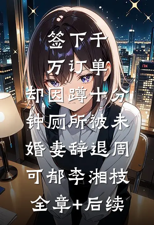 签下千万订单，却因蹲十分钟厕所被未婚妻辞退周可郁李湘枝:全章+后续