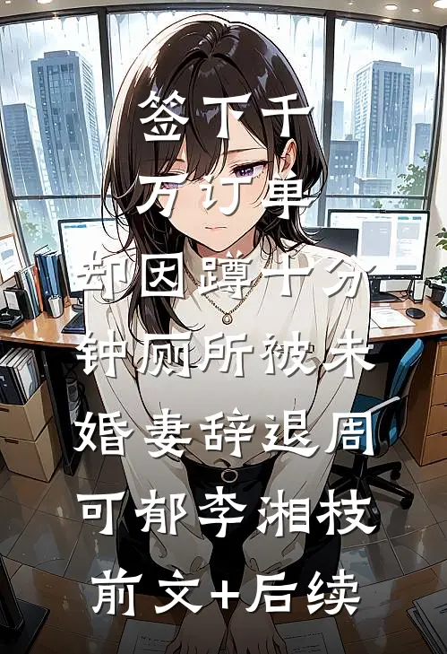 签下千万订单，却因蹲十分钟厕所被未婚妻辞退周可郁李湘枝:前文+后续
