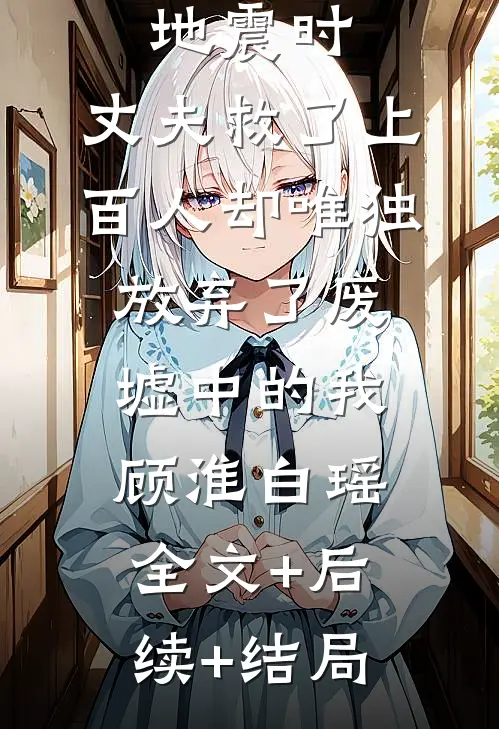 地震时，丈夫救了上百人却唯独放弃了废墟中的我顾淮白瑶:全文+后续+结局