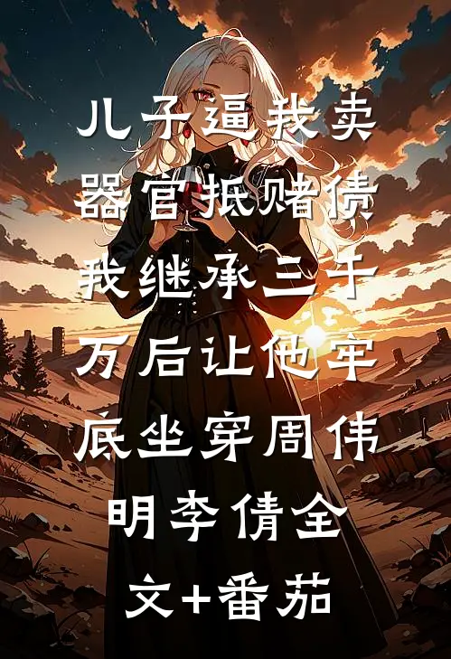儿子逼我卖器官抵赌债，我继承三千万后让他牢底坐穿周伟明李倩全文+番茄