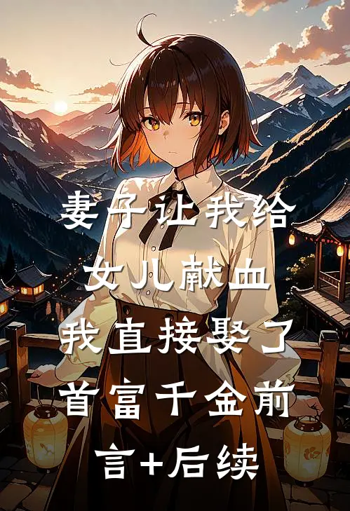 妻子让我给女儿献血，我直接娶了首富千金前言+后续