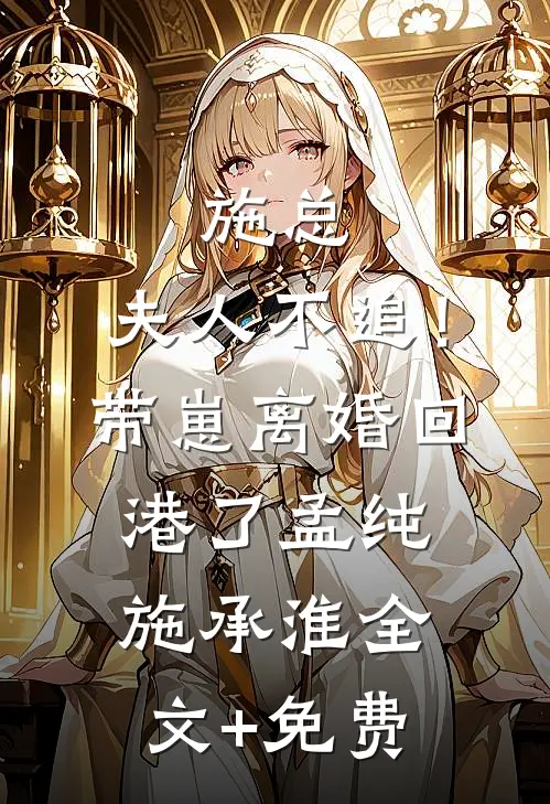 施总，夫人不追！带崽离婚回港了孟纯施承淮全文+免费